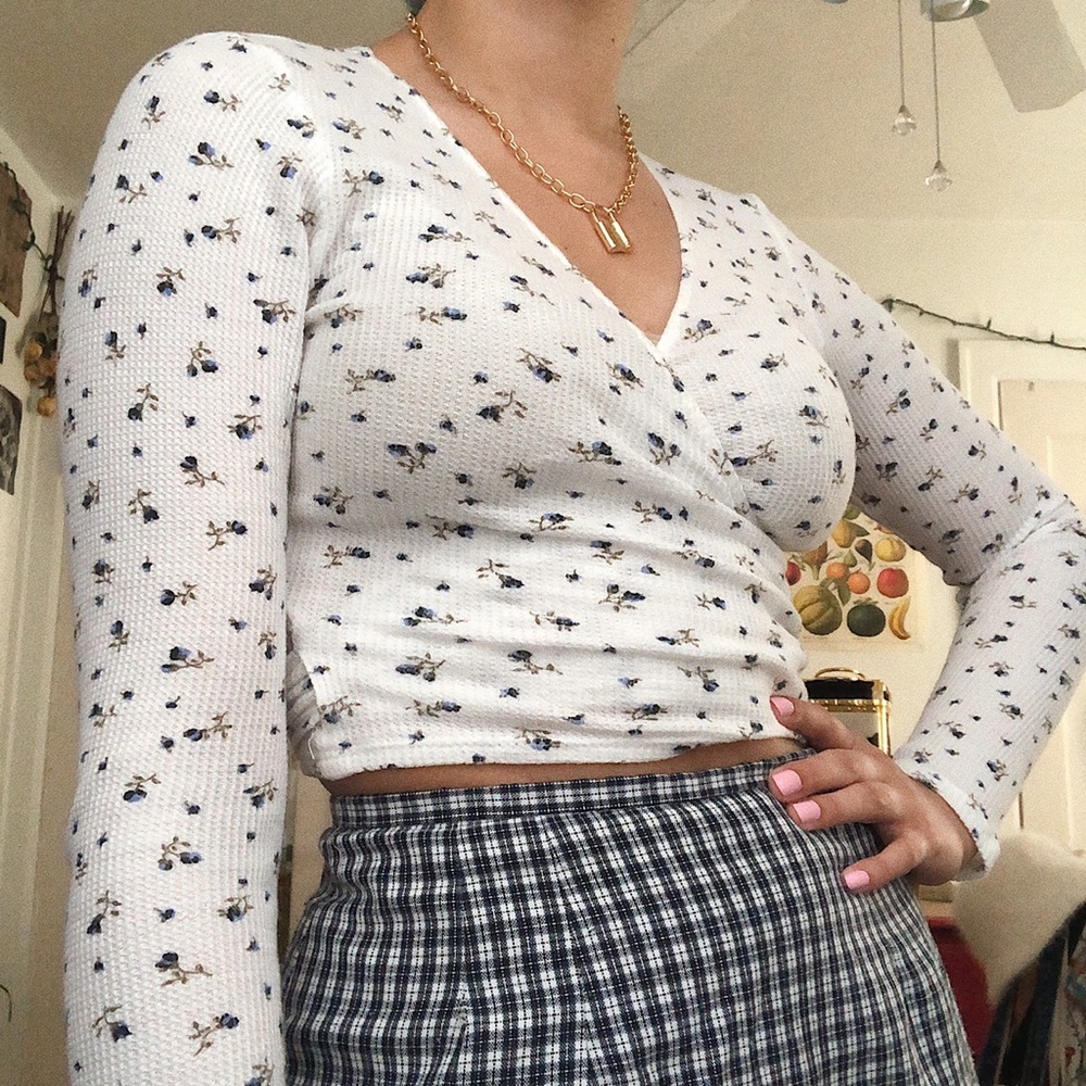 Brandy Melville Wrap Top